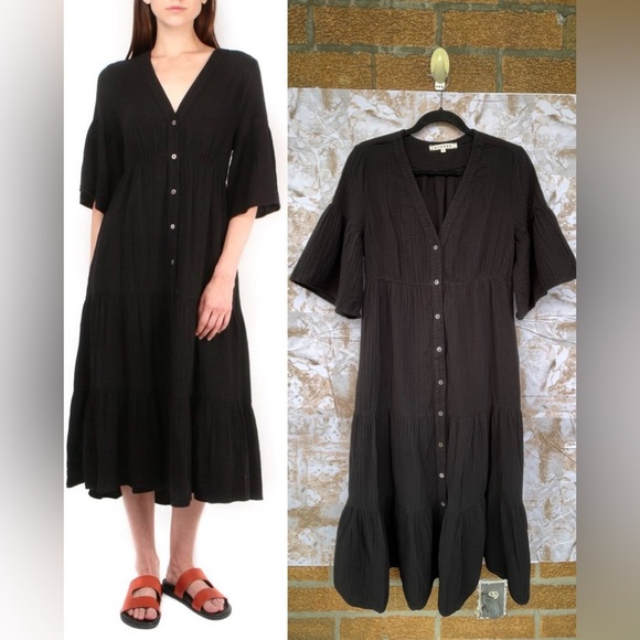 XIRENA KENDALL DRESS IN BLACK SIZE SMALL - Picture 1 of 16